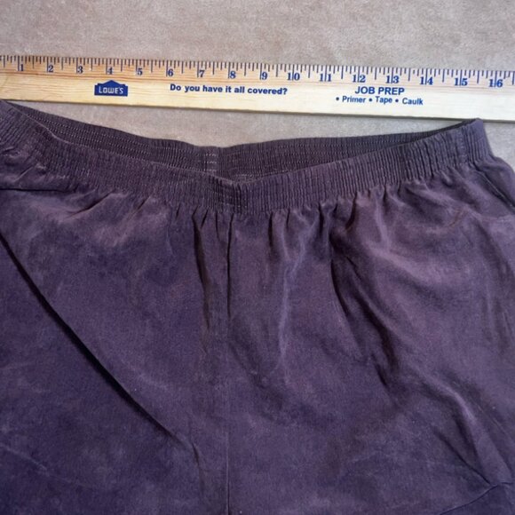 Alfred Dunner Women‎ 18W Brown Pull On Elastic Pants Pocket 100% Polyester (P) - Picture 5 of 7